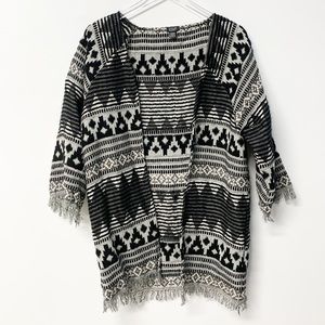 Roffe Woven Cardigan, O/S